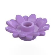 Деталь LEGO Plant, Sunflower 2 x 2 with 16 Petals, Средне-лавандовый