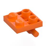 Деталь LEGO Plate Special 2 x 2 with Horizontal T-Bar Underneath, Оранжевый