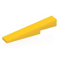 Деталь LEGO Brick Sloped 1 x 6 x 1 with 1 x 2 x 1 / 3 Cutout, Желтый