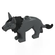 Creature, Anooba, Black Mane and Tail Print (Keibu)