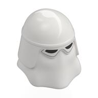 Деталь LEGO Minifig Helmet SW Snowtrooper with Black Eyeholes Print, Белый