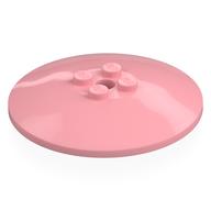 Деталь LEGO Dish 6 x 6 Inverted (Radar) [Solid Studs], Теплый розовый