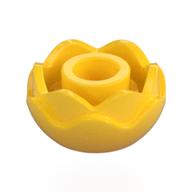 Деталь LEGO Plant, Flower, Peony Rose with 2 Layers, Желтый
