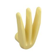 Деталь LEGO Minifig Bladed Claw, Spread, Ярко-светло-желтый