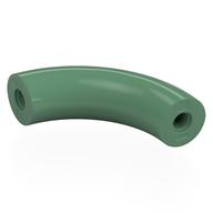 Деталь LEGO Brick Round Tube 2 x 2 D. with 90° Elbow and Pin Holes, Песочно-зеленый