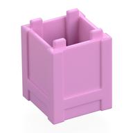 Деталь LEGO Container Box 2 x 2 x 2 - Top Opening, Ярко-розовый