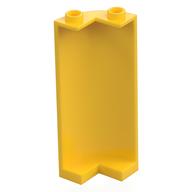 Деталь LEGO WALL 2X2X5, 1/4 CIRCLE, W/ CUTOUT, Желтый