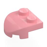 Деталь LEGO Brick Curved 2 x 2 with Curved Front, 2 Studs, Теплый розовый