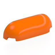 Деталь LEGO Brick Curved 1 x 4 x 1, Curved Sides, Оранжевый