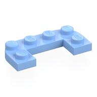 Деталь LEGO Пластина круглая половинная 2 x 4, с вырезом 1 x 2, Ярко-светло-голубой