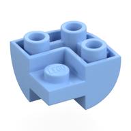 Деталь LEGO Brick Curved Inverted 2 x 2 x 1, Corner, Ярко-светло-голубой