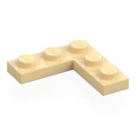 Деталь LEGO Пластина угловая 3 x 3, Песочный