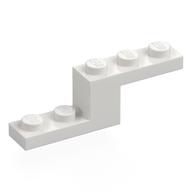 Деталь LEGO Кронштейн 5 x 1 x 1 1/3, Белый