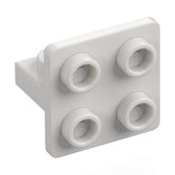Деталь LEGO Bracket 1 x 2 - 2 x 2 Centered, Белый
