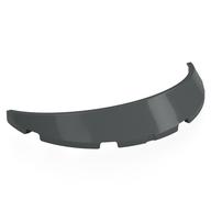 Деталь LEGO Wheel Arch, Mudguard 8 x 4 x 1, Темный сине-серый