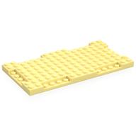 Деталь LEGO Brick Special 8 x 16 x 2/3 with Six Recessed Edges, Ярко-светло-желтый