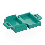 Деталь LEGO Minifig Briefcase, Темно-бирюзовый