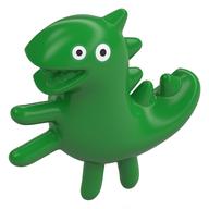 Деталь LEGO Duplo Stuffed Animal with Face print, Ярко-зеленый