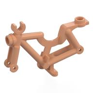 Деталь LEGO Bicycle Frame, No Handlebars, Телесный