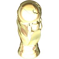 Деталь LEGO Minifig Accessory, FIFA Trophy, Золотой хром