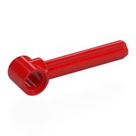 Деталь LEGO Technic Pin Connector Hub with 3L Axle, Красный
