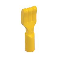 Деталь LEGO Equipment Cutlery - Fork, Желтый