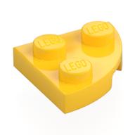 Деталь LEGO Пластина круглая угловая 2 x 2, Желтый