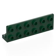 Деталь LEGO Кронштейн перевёрнутый 1 x 26 - 2 x 6, Темно-зеленый