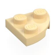 Деталь LEGO Пластина круглая угловая 2 x 2, Песочный