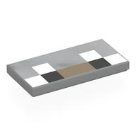 Деталь LEGO Tile 2 x 4 with Pixelated Face, White/Black Eyes, Dark Tan Nose print, Светлый сине-серый