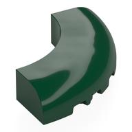 Деталь LEGO 1/4 ARCH BRICK 5X5, W/ CUTOUT, Темно-зеленый