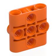 Деталь LEGO Technic Connector Beam 3 x 3, Оранжевый