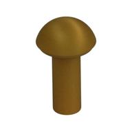Деталь LEGO Bar 1L with Rounded End, Жемчужно-золотой