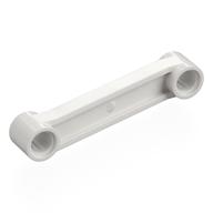 Деталь LEGO Technic Link 1 x 6 x 2 Angled, Bent, Double, Белый