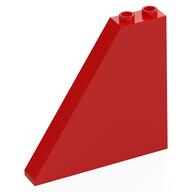 Деталь LEGO Slope 55° 1 x 6 x 5 with Bottom Stud Holders, Красный