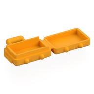 Деталь LEGO SUITCASE, NO. 1, Ярко-светло-оранжевый