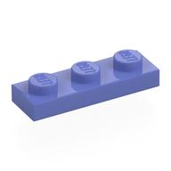 Деталь LEGO Пластина 1 x 3, Сине-фиолетовый