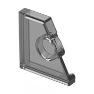Деталь LEGO Wedge Tile 2 x 2 Right, Прозрачный черный