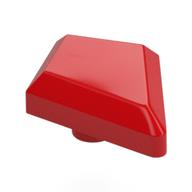 Деталь LEGO Tile Special 1 x 2 Diamond Plain, Красный