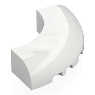 Деталь LEGO 1/4 ARCH BRICK 5X5, W/ CUTOUT, Белый