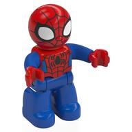 Деталь LEGO Duplo Figure Spider-Man, Small Eyes, Blue and Red Print, Красный