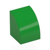 Деталь LEGO Кирпичик изогнутый 1 x 1, Ярко-зеленый