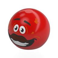 Деталь LEGO Technic Ball Joint with Penguin Face print, Красный