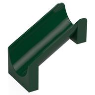 Деталь LEGO SLIDE, STRAIGHT, 4X6X6, Темно-зеленый