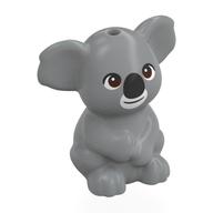 Animal, Koala, Sitting with Black Noes, White Mouth, Dark Brown Eyes print