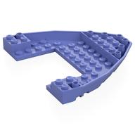 Деталь LEGO Boat Bow Brick 10 x 12 x 1 Open, Сине-фиолетовый