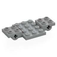 Деталь LEGO Vehicle Base 4 x 7, Wheel Axle Holes, Светлый сине-серый