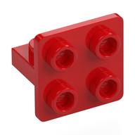 Деталь LEGO Bracket 1 x 2 - 2 x 2 Centered, Красный