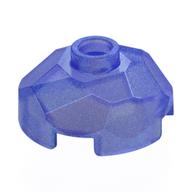 Деталь LEGO Rock Boulder 2 x 2 x 2/3, Top, Прозрачный фиолетовый опаловый