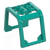 Деталь LEGO Roll Cage 6 x 4 x 3 1/3, Темно-бирюзовый
